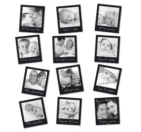 fotos imantadas instantanea negra