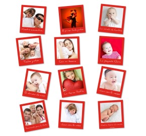 fotos imantadas instantanea roja