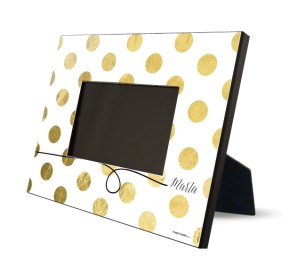 portaretratos personalizados lunares sobre fondo blanco